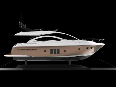 60 Foot Motor Yacht 3D model
