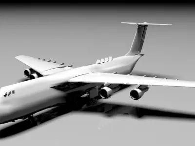 Airplane transport aircraft 3D model