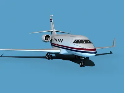 Dassault Falcon 2000 V11 3D model