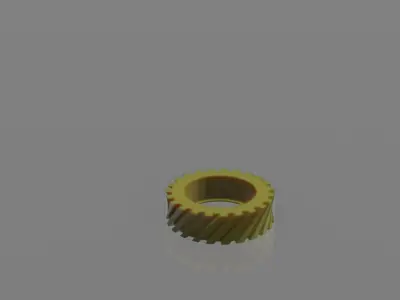 Kitchenaid Worm Gear - 3d printable Free 3D model