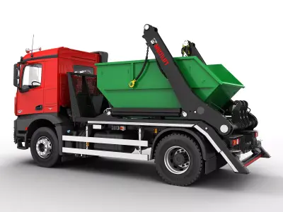 Mercedes Arocs MULTILIFT FUTURA 12 3D model