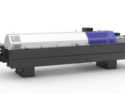 Decanter centrifuge 3D model