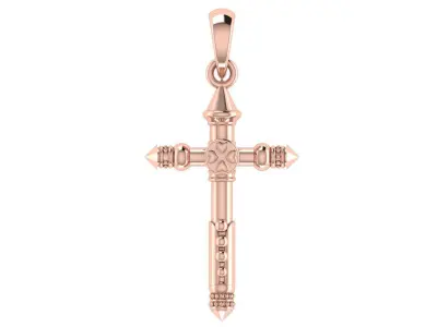 CROSS PENDANT CR178 3D print model
