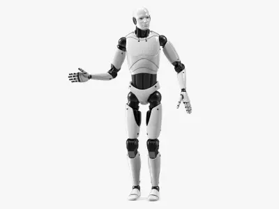  Male Cyborg Rigged 