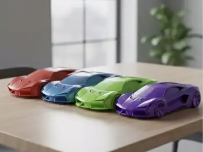 Car model 3D print model