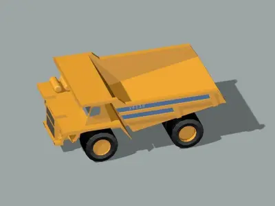 BELAZ dump truck 3D model