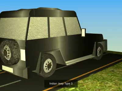 Jeep Models 3D Model Pack