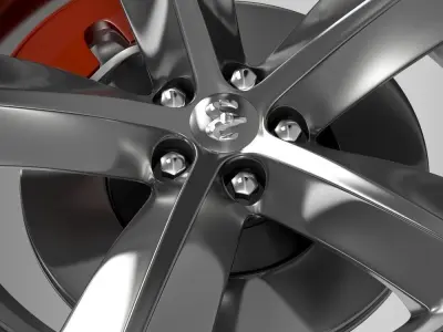  Dodge Challenger SRT8 wheel 3D model