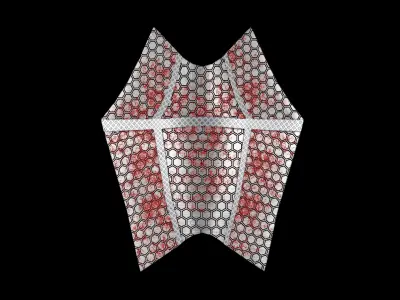 Shield Low-poly 3D model purchase