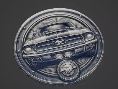 Car Pendant Medallion 3D print model