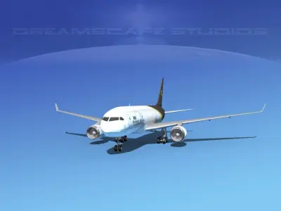 Boeing 787-8 UPS 3D model