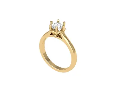 Wedding Ring  3D print model 99