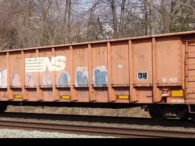 HO Norfolk Southern M-271 MOW Crosstie Gondola 3D print model