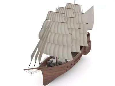 Sailboat 3D model