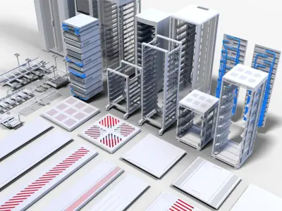 Data Center Builder Kit 3D model