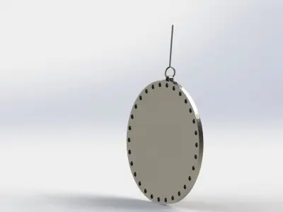 manhole cover 3D model