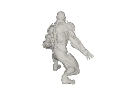 Superhero concept 3D model shop