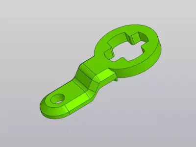 Iveco Truck Door Lock Mechanism - 3D Printable Part 3 3D model