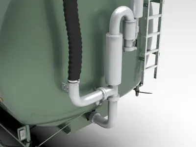 Welgro Food Semi Trailer 3D model