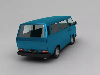 Volkswagen Transporter T3 3D model