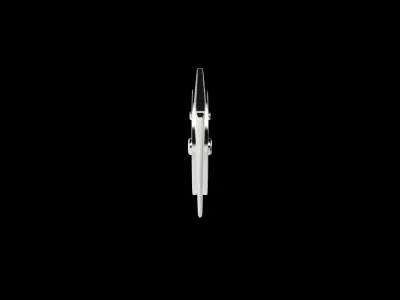 Folding Knife Low-poly 3D model get