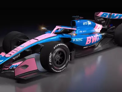 2026 BWT Alpine F1 plus Photoshop files 3D model