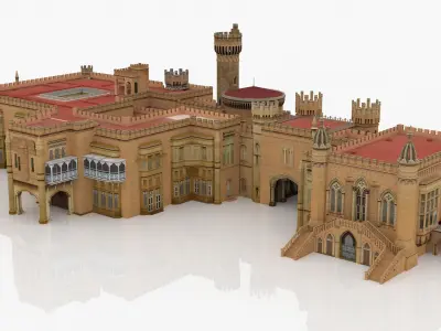 Bangalore Palace India 3D model