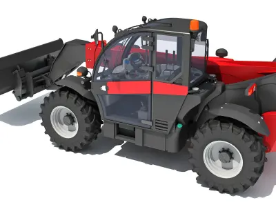 Telehandler Scoop Bucket 3D model