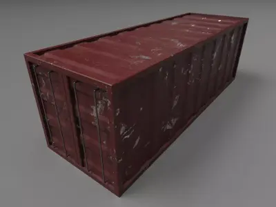 Shipping container 3D model buy