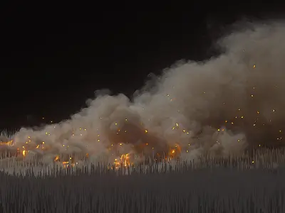 30 Fire Animation 3D Models  3D Model Pack