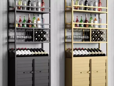 Homary Industrial Rack 02 3D model