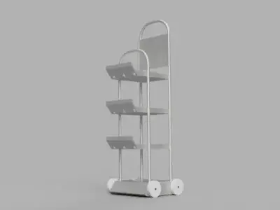 Modern Minimalist Bottle Holder - 3D Model Low-poly 3D model