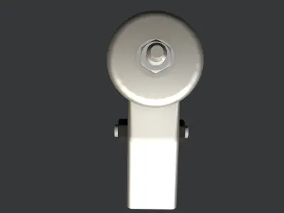 Swivel caster wheel 3D model