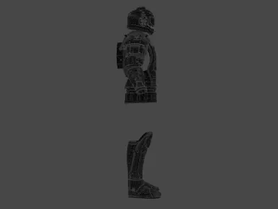 Sci-Fi Armor 3D model