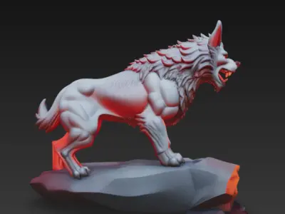 Fenrir -Norse mythology 3D print model