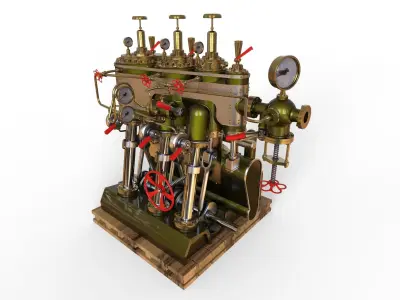  Marine Steam Machine 3D model