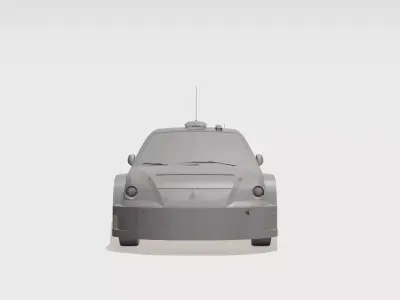 Speedy Rally Sedan Cute Easy 3D Printable Toy Car 3D print model
