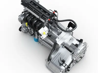 Car Engine 3D model