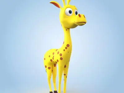 Baby Giraffe 3D model