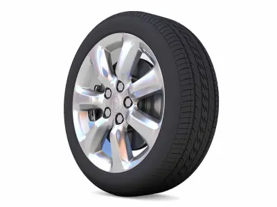 Acura RLX Sedan Rim 3D Model Low-poly 3D model