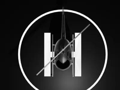 Helicopter 3D Model 3D model