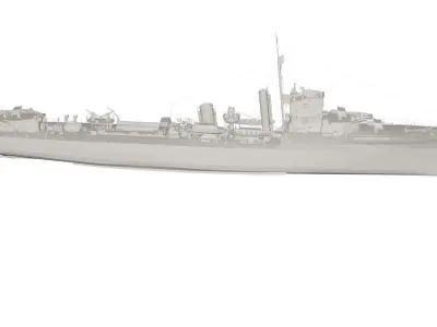 Military Ship 3D model