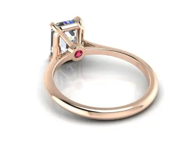 Engagment Jewelry Ring 211 3D print model