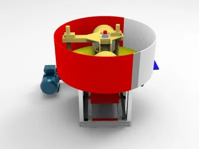 PAN MIXER 3D model