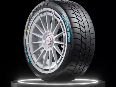 Pirelli Cinturato 235 40 R18 3D model