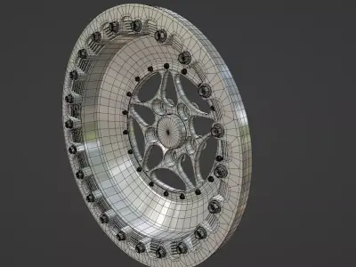 alloy wheel 3D model V3