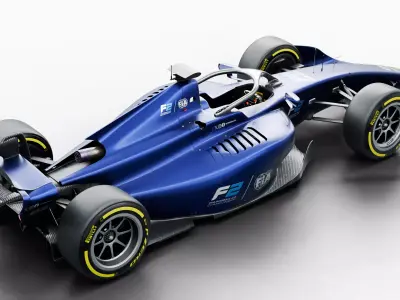 Dallara Formula 2 2024 3D model