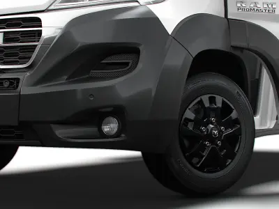 RAM Promaster Van L2H1 HQ Interior 2023 3D model