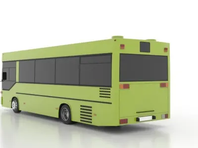 Goppel - Mercedes-Benz O402 Low Low-poly 3D model