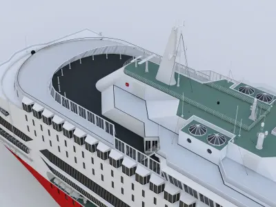 Silja Europa - Viking Line 3D model